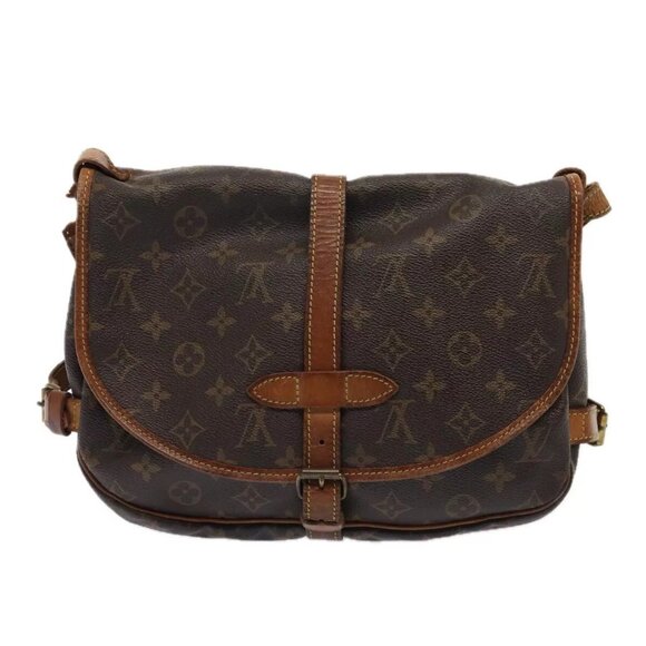 LOUIS VUITTON Monogram Saumur 30 Shoulder Bag - Picture 3 of 16